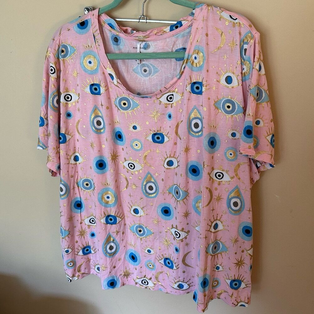 Posh Peanut Ethereal Celestial Evil Eye Protection Pajamas Set Plus Size 3X